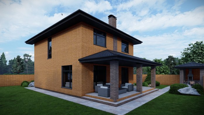 Проєкт будинку DBT 613 - Двоповерхові дома у Києві