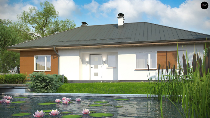 Проект дома U307 - 8 Одноэтажные дома в Киеве