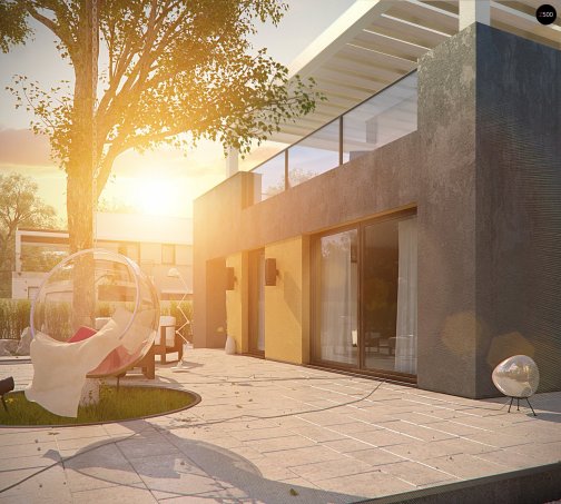 Проєкт будинку Ux45 - Двоповерхові дома у Києві