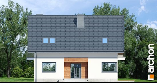 Проект дома Дом в яблонках 14 - 3 С мансардным этажом дома в Киеве