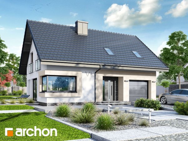 Проект дома Дом в изопируме - 1 С мансардным этажом дома в Киеве