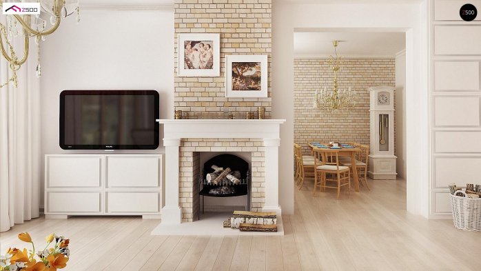 Проект дома U2 - 5 Одноэтажные дома в Киеве