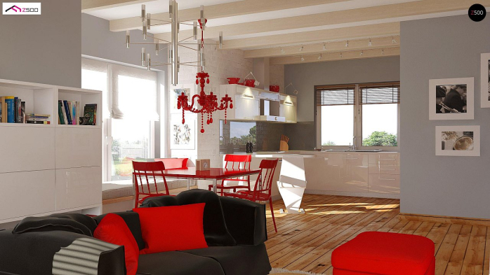 Проект дома U19 - 5 Одноэтажные дома в Киеве