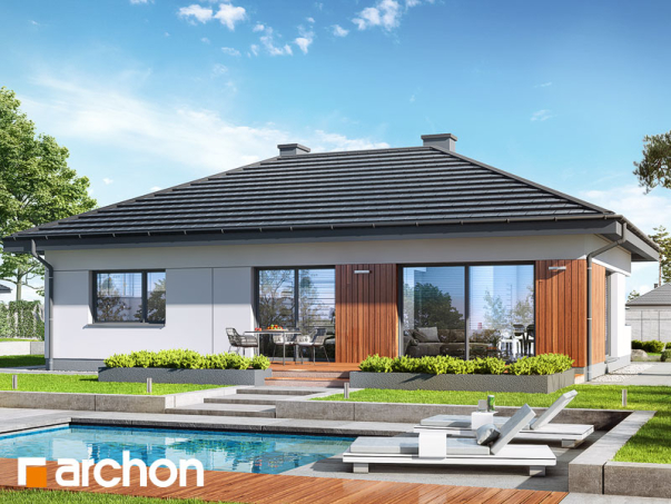 Проект дома Дом в липенниках 2 - 2 Одноэтажные дома в Киеве