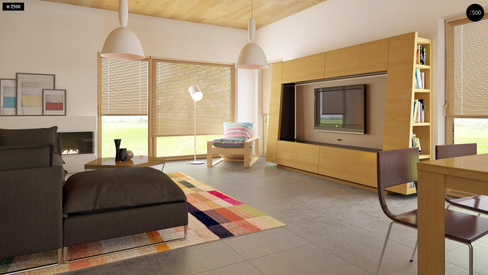 Проект дома Ux54 - 8 Двухэтажные дома в Киеве