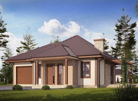 Проект дома U73 L GL