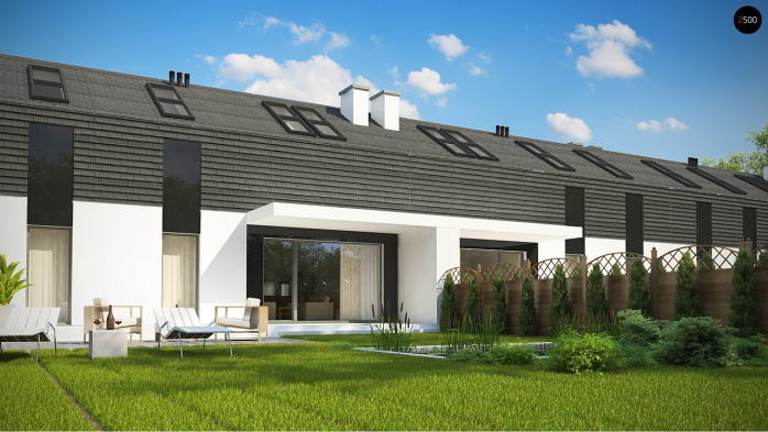 Проект дома Ub17 - 6 С мансардным этажом дома в Киеве