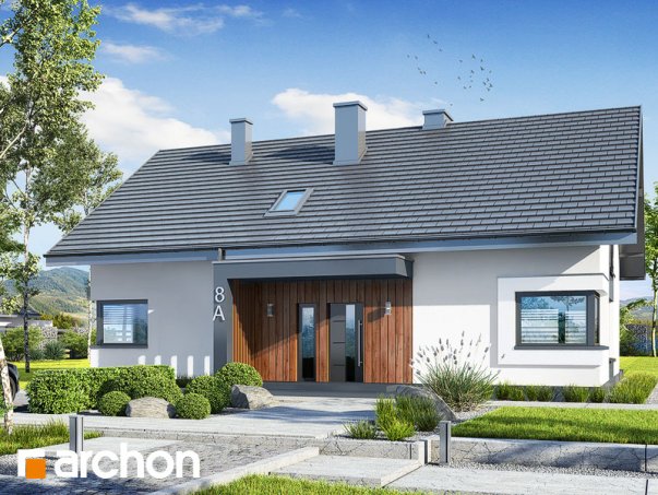 Проект дома Дом под красной рябиной 20 - 2 Одноэтажные дома в Киеве