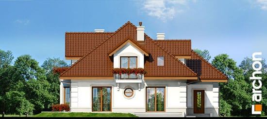 Проект дома Дом в бергамотах (Г2П) вер.2 - 6 С мансардным этажом дома в Киеве