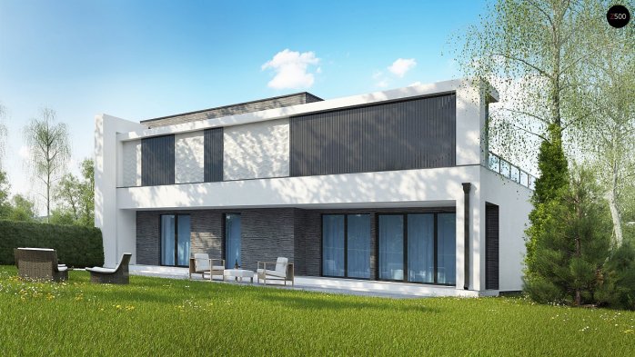 Проект дома Ub16 - 12 Двухэтажные дома в Киеве