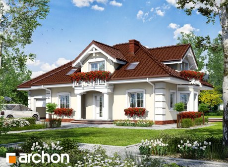 Проект дома Дом в эхинацеях 2 вер.2