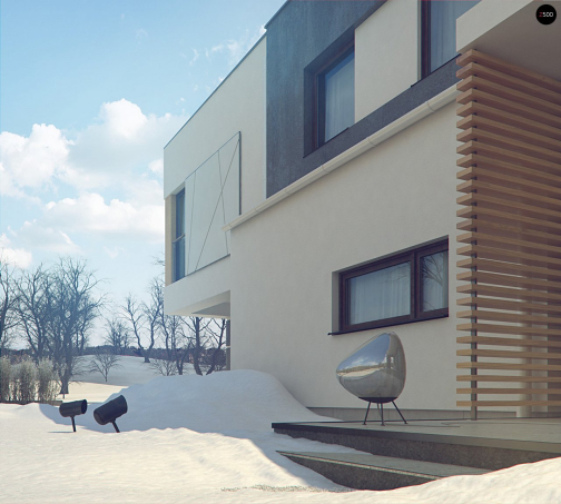 Проект дома Ux45 - 12 Двухэтажные дома в Киеве