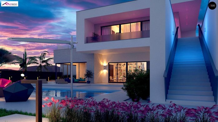 Проект дома Ux98 - 5 Двухэтажные дома в Киеве