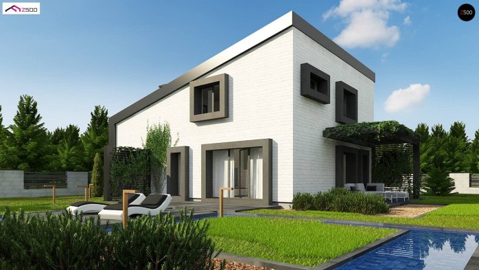 Проект дома U391 - 3 Двухэтажные дома в Киеве