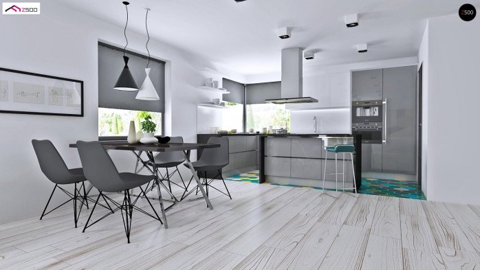 Проект дома U195 GF2 HB - 6 Одноэтажные дома в Киеве