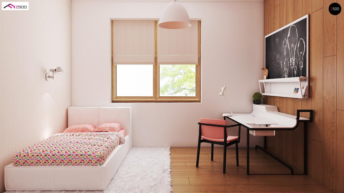 Проект дома U8 B 40 - 8 С мансардным этажом дома в Киеве