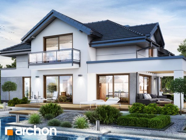 Проект дома Вилла Миранда 9 (Г2) - 1 С мансардным этажом дома в Киеве