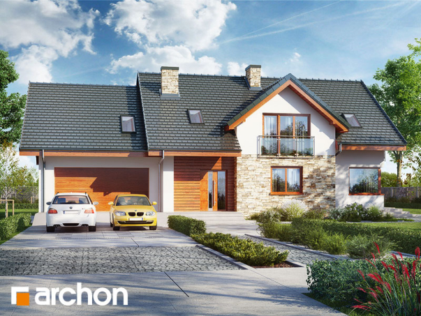 Проект дома Дом в каннах 4 (Г2) - 1 С мансардным этажом дома в Киеве