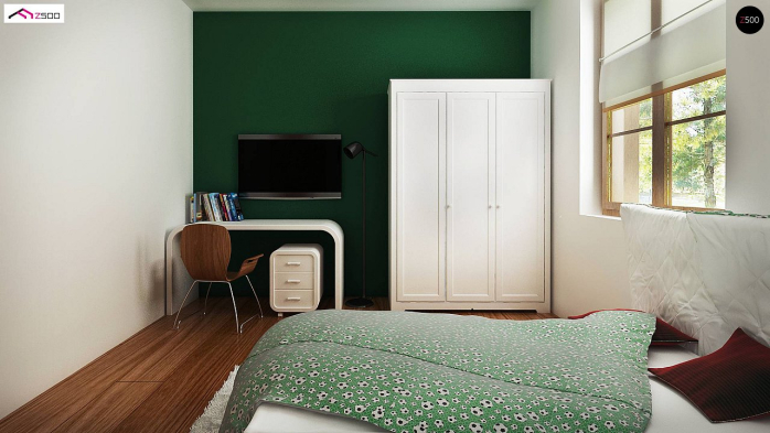 Проект дома U30 L bl - 5 С мансардным этажом дома в Киеве