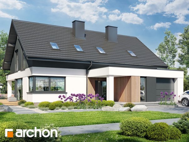 Проект дома Дом в дабециях 4 (Г) - 2 С мансардным этажом дома в Киеве