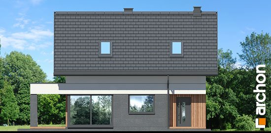 Проект дома Дом в мотыльках - 3 С мансардным этажом дома в Киеве