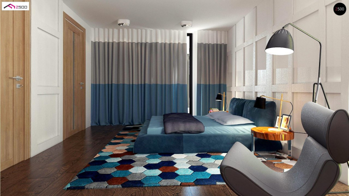 Проект дома U306 - 10 С мансардным этажом дома в Киеве