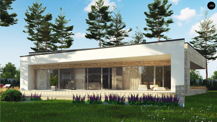 Проект дома Ux71 - 9 Одноэтажные дома в Киеве