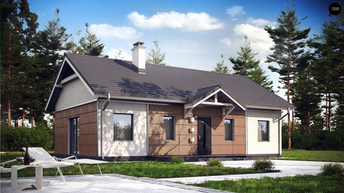 Проект дома U241 - 1 Одноэтажные дома в Киеве