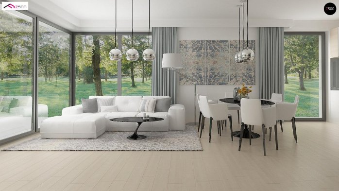 Проект дома U390 - 8 Одноэтажные дома в Киеве