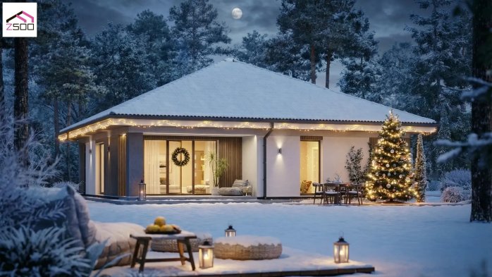 Проект дома U521 - 1 Одноэтажные дома в Киеве