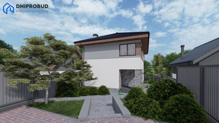 Проект дома Db 24 - 6 Двухэтажные дома в Киеве