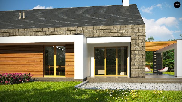 Проект дома U330 - 8 Одноэтажные дома в Киеве