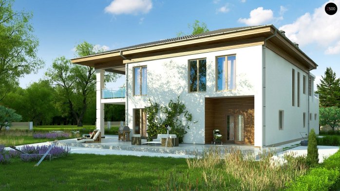 Проект дома Uu201 - 3 Двухэтажные дома в Киеве