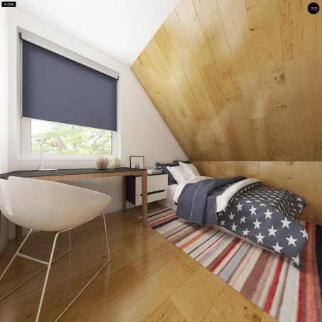 Проект дома U43 - 17 С мансардным этажом дома в Киеве