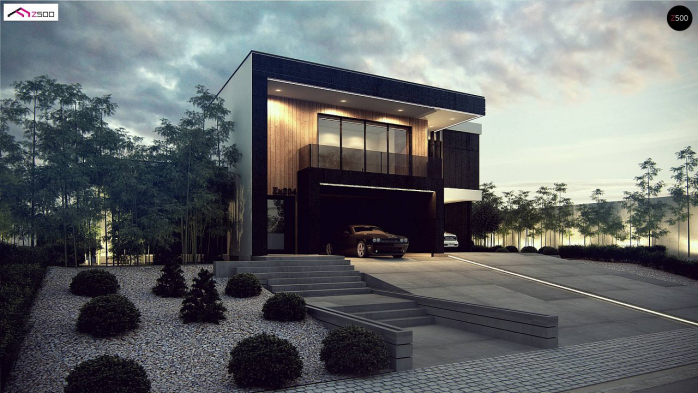 Проект дома Ux204 - 4 Двухэтажные дома в Киеве