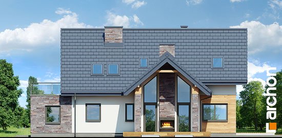 Проект дома Дом в брунерах (Г2) - 6 С мансардным этажом дома в Киеве