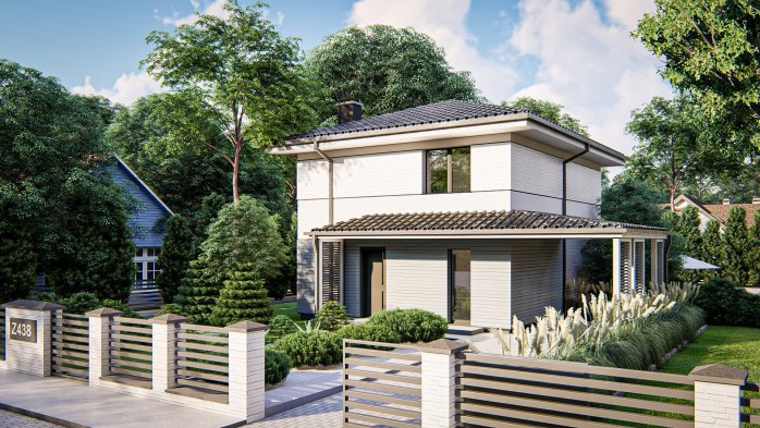 Проект дома U438 - 5 Двухэтажные дома в Киеве