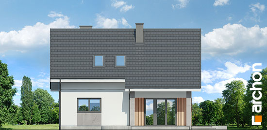 Проєкт будинку Будинок у вістерії 2 (B) - З мансардним поверхом дома у Києві