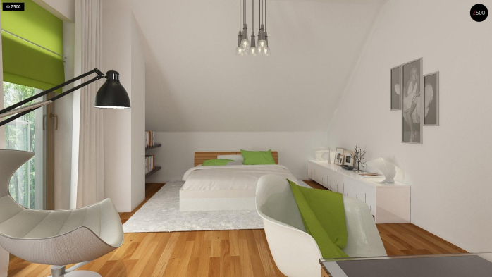 Проект дома U269 - 15 С мансардным этажом дома в Киеве