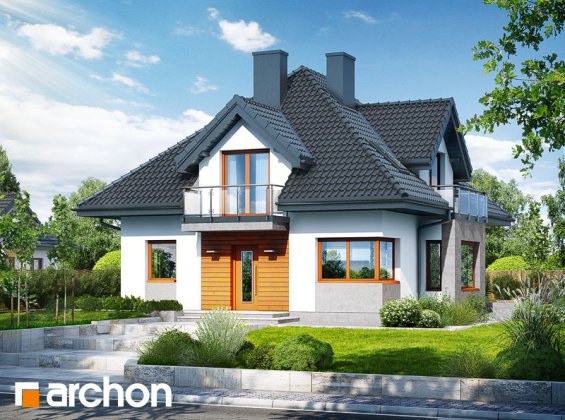 Проект дома Дом в багрянике