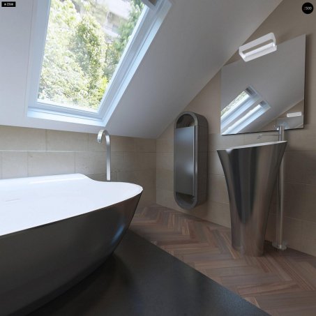 Проект дома U240 - 13 С мансардным этажом дома в Киеве