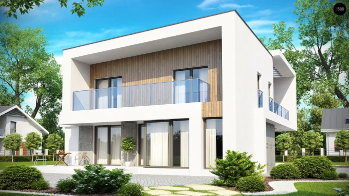 Проект дома Ux39 - 2 Двухэтажные дома в Киеве