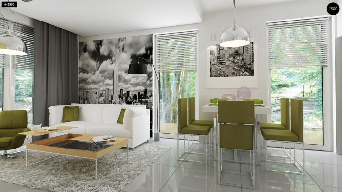 Проект дома U269 - 6 С мансардным этажом дома в Киеве