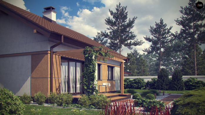 Проект дома U253 - 5 Одноэтажные дома в Киеве