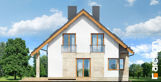 Проект дома Дом в ариземах - 5 С мансардным этажом дома в Киеве