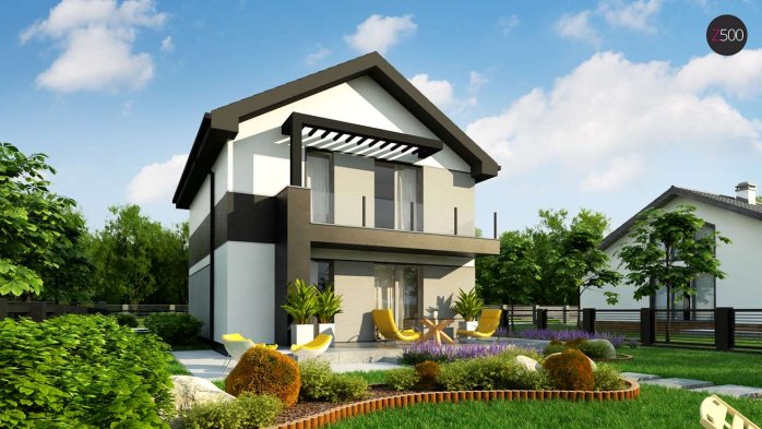 Проект дома U372 pk - 5 Двухэтажные дома в Киеве