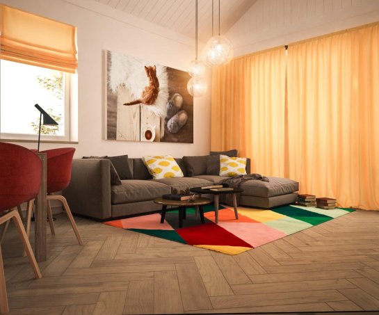 Проект дома Uu230 - 9 С мансардным этажом дома в Киеве