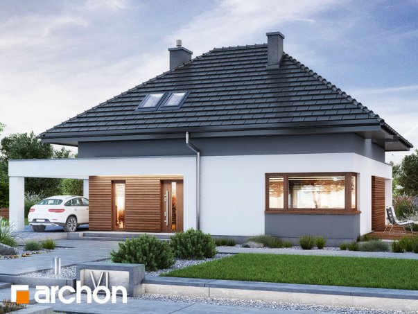 Проект дома Дом в малиновках 12 - 1 С мансардным этажом дома в Киеве