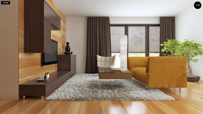 Проект дома U101 D GL - 4 С мансардным этажом дома в Киеве