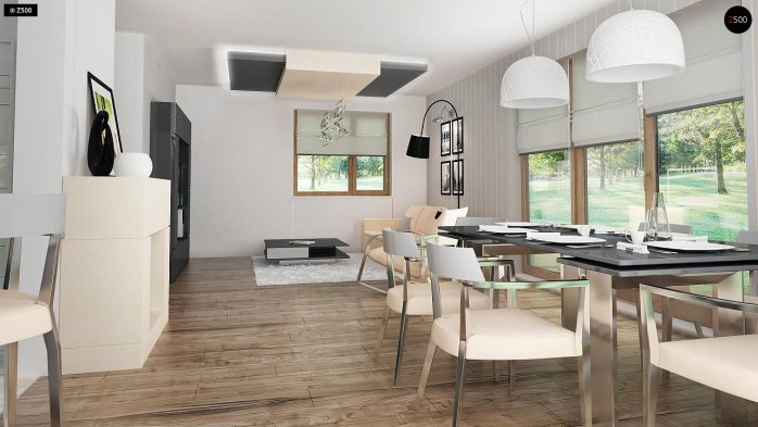 Проект дома U223 - 9 С мансардным этажом дома в Киеве